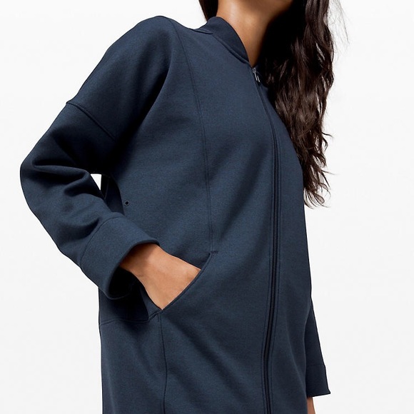 NWT Lululemon Take a Stroll jacket - 4 - navy - Picture 4 of 6